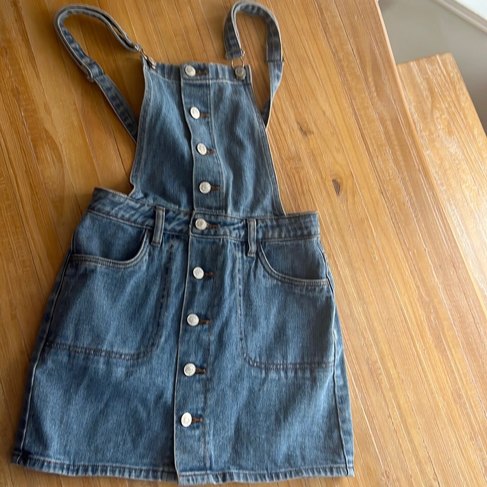 Pacsun denim overall dress